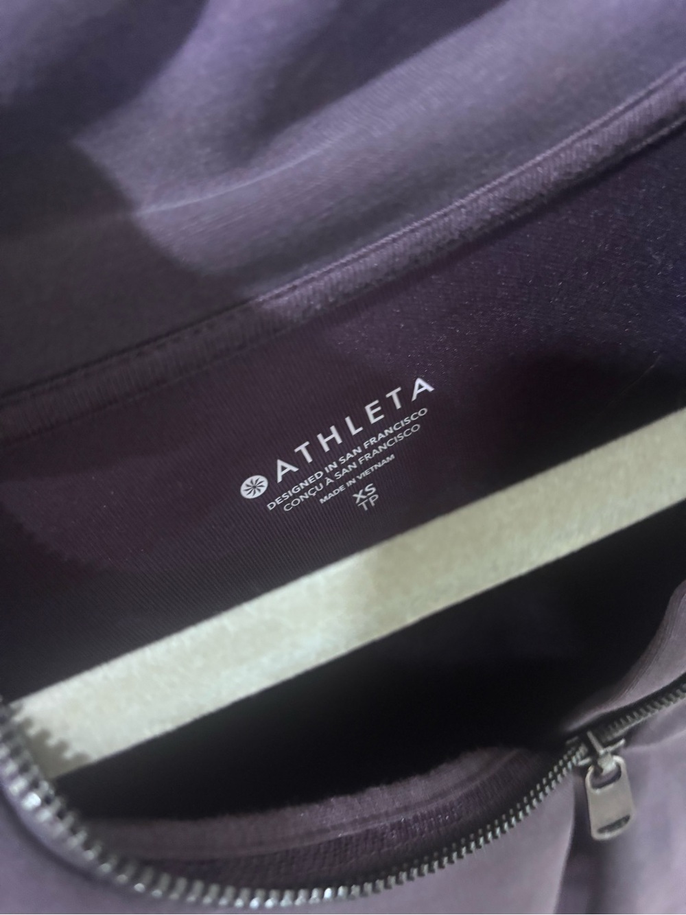 Athleta purple quarter zip - Picture 3 of 4